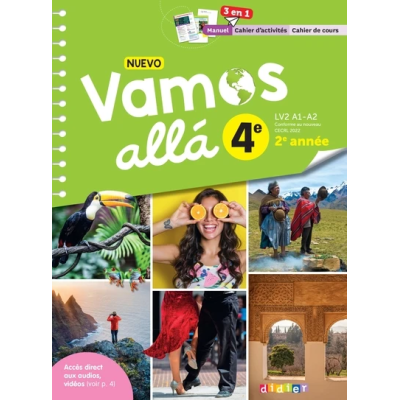 NUEVO VAMOS ALLA ESPAGNOL 4E - ED. 2023 - MANUEL-CAHIER ELEVE