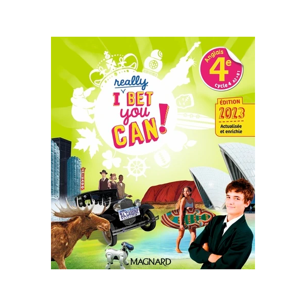 I REALLY BET YOU CAN! ANGLAIS 4E (2023) - MANUEL ELEVE