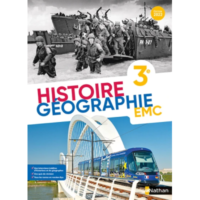 HISTOIRE-GEOGRAPHIE-EMC 3E - 2022 - ELEVE
