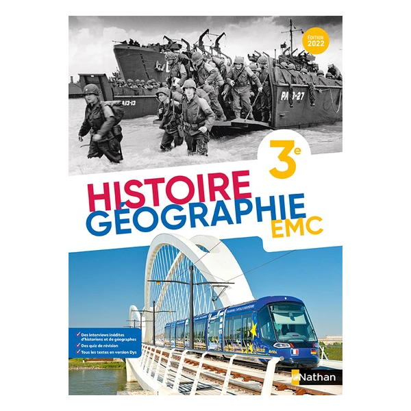 HISTOIRE-GEOGRAPHIE-EMC 3E - 2022 - ELEVE