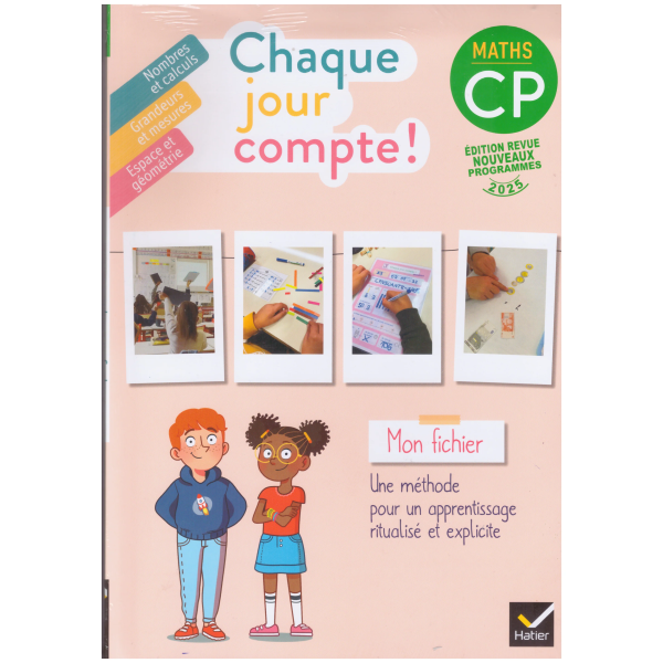 CHAQUE JOUR COMPTE - MATHS CP - ED. 2025 - FICHIER ELEVE