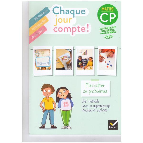 CHAQUE JOUR COMPTE - MATHS CP - ED. 2025 - CAHIER DE PROBLEMES