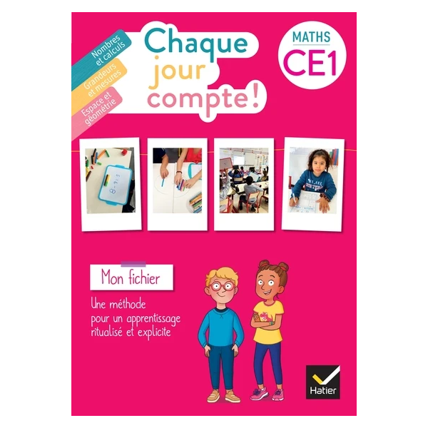 CHAQUE JOUR COMPTE - MATHS CE1 ED. 2023 - FICHIER DE L'ELEVE