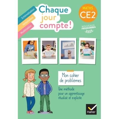 CHAQUE JOUR COMPTE - MATHS CE2 - ED. 2025 - CAHIER DE PROBLEMES