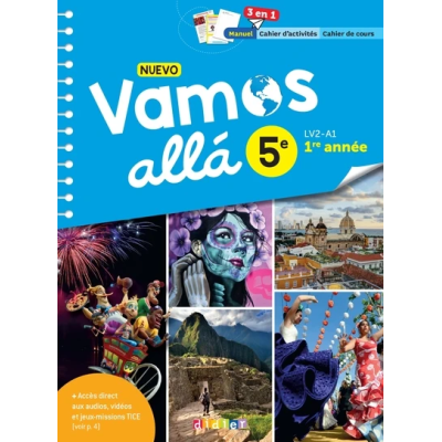 NUEVO VAMOS ALLA ESPAGNOL 5E - ED. 2022 - MANUEL